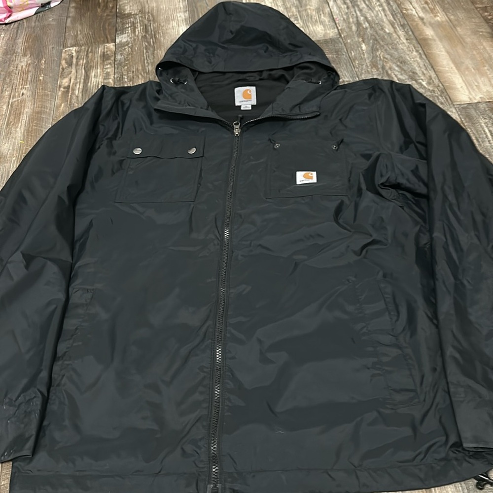 Mens Carhartt nylon wind breaker size large